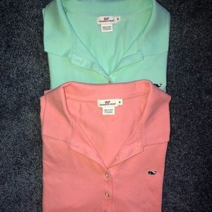Vineyard Vines Pique Short Sleeved Polos